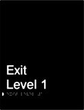 Exit Signs (White/Black, White/Charcoal Grey)