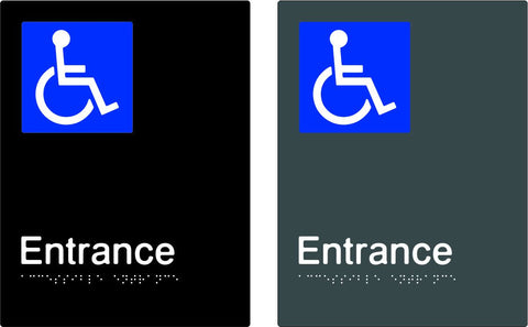 Accessible Entrance - Polypropylene - Black / Charcoal