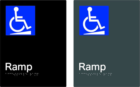 Accessible Ramp  - Polypropylene - Black / Charcoal