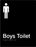 Boys Toilet - Polypropylene - Black / Charcoal