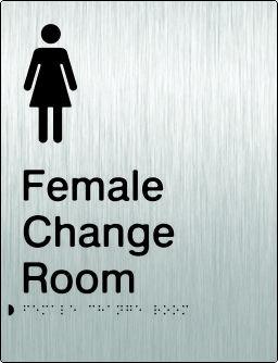 Female Change Room - Stainless Steel