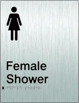 Female Shower - Stainless Steel