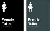 Female Toilet - Polypropylene - Black / Charcoal