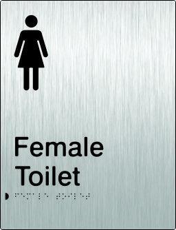 Female Toilet - Stainless Steel