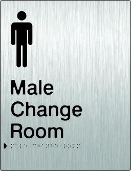 Male Change Room - Stainless Steel
