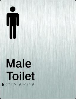 Male Toilet - Stainless Steel