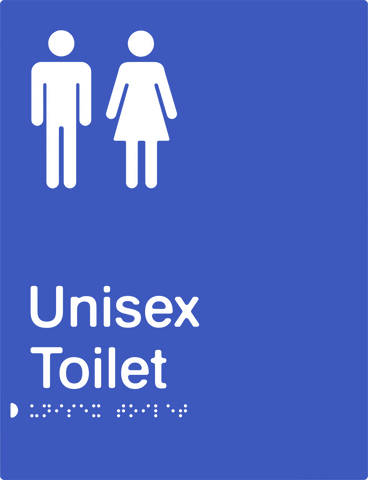 Unisex Toilet - Moulded - Blue