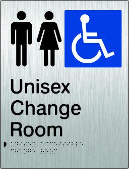 Unisex Accessible Change Room - Stainless Steel