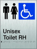 Unisex Accessible Toilet - Right Hand - Stainless Steel