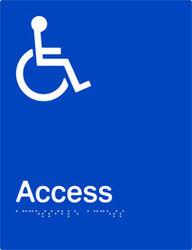 Accessible Access - Polypropylene - Blue