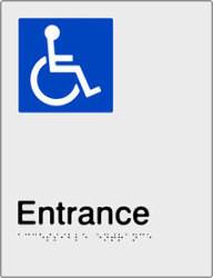Accessible Entrance - Anodised Aluminium