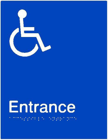 Accessible Entrance - Polypropylene - Blue