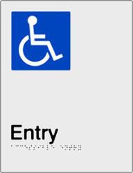 Accessible Entry - Anodised Aluminium