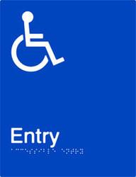 Accessible Entry - Polypropylene - Blue