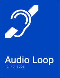 Audio Loop - Polypropylene - Blue