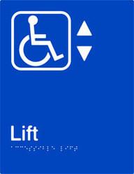 Accessible Lift - Polypropylene - Blue