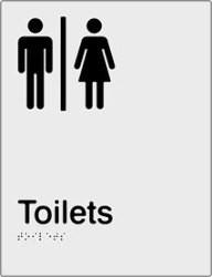 Airlock - Male & Female Toilets - Anodised Aluminium