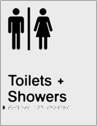 Airlock - Male & Female - Toilets & Shower - Polypropylene - Silver