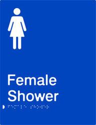Female Shower - Polypropylene - Blue