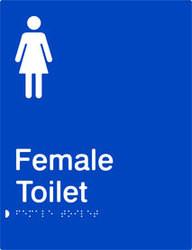 Female Toilet - Polypropylene - Blue