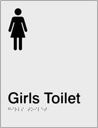 Girls Toilet - Polypropylene - Silver