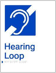 Hearing Loop - Polypropylene - White