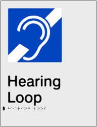 Hearing Loop - Polypropylene - Silver