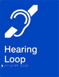 Hearing Loop - Polypropylene - Blue