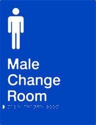 Male Change Room - Polypropylene - Blue