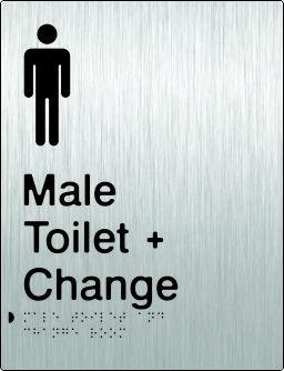 Male Toilet & Change Room - Stainless Steel