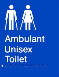 Unisex Ambulant Toilet - Polypropylene - Blue