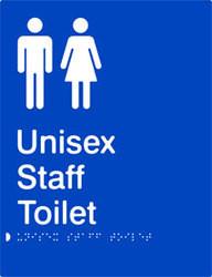 Unisex Staff Toilet - Polypropylene - Blue