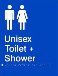 Unisex Toilet & Shower - Polypropylene - Blue